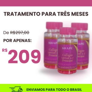 3 Potes - Collagen Verisol 2.5 Premium